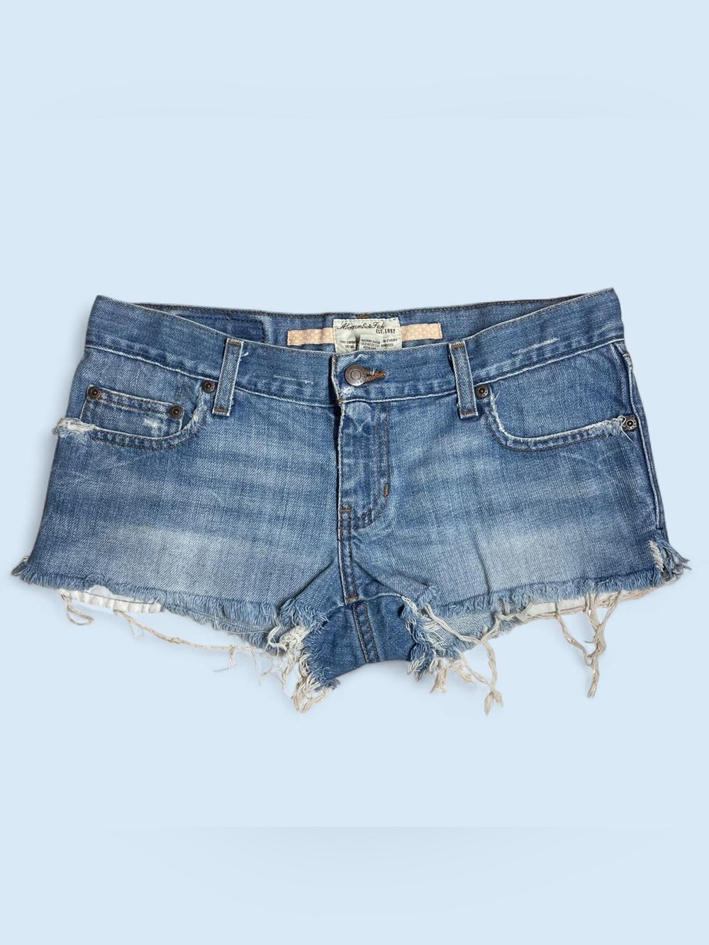 Y2K Abercrombie & Fitch Low Rise Denim Cutoff Shorts